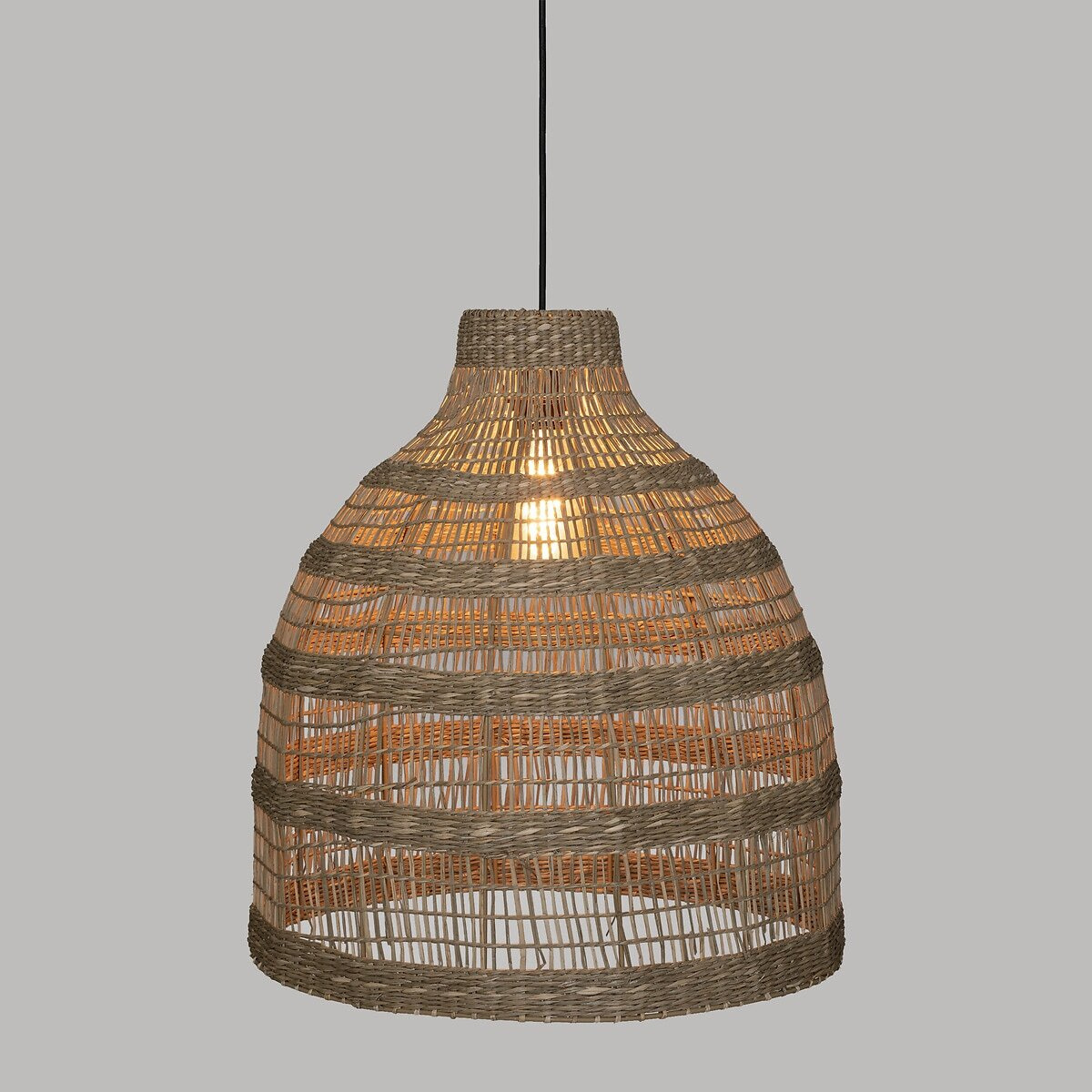 Lampa wisząca boho Sea view 45cm naturalna z wikliny do salonu i nad stół Atmosphera