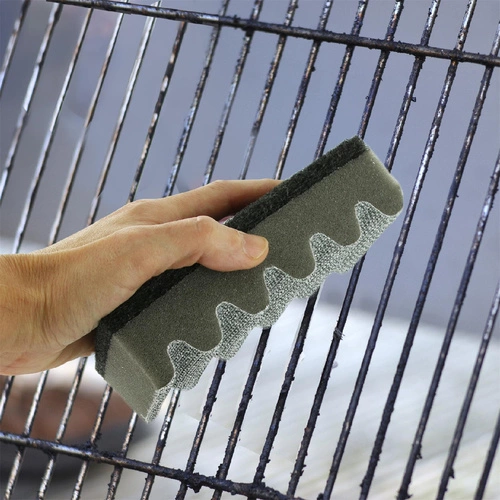 Gąbka do czyszczenia rusztu czarna