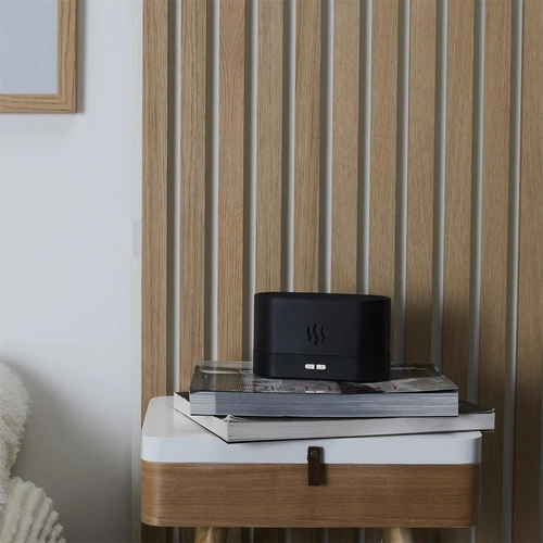 Elektryczny dyfuzor zapachowy LED Intesi czarny do domu energooszczędny