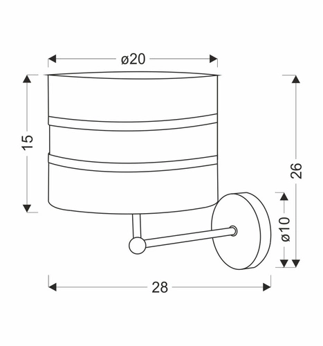 Kinkiet ścienny Andy nowoczesny czarny ze złotym abażurem do salonu i sypialni Candellux