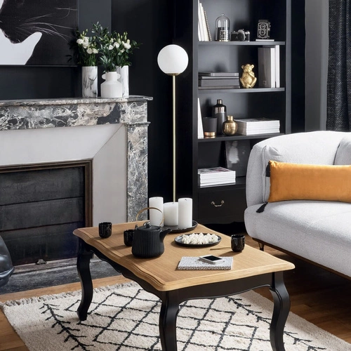 Lampa stojąca Dris złota nowoczesna metalowa do salonu i sypialni Atmosphera 135 cm