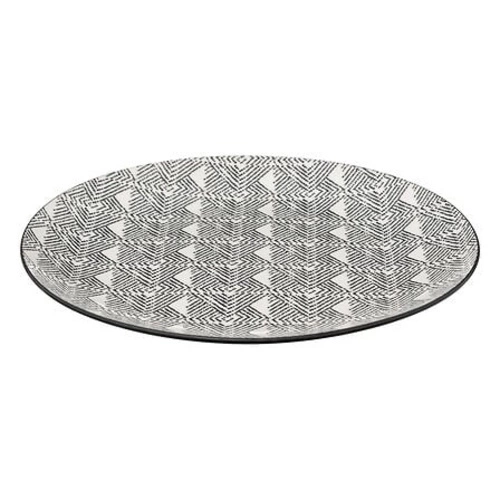 Porcelanowa zastawa obiadowa Bohemia 18 elementów boho okrągła do jadalni do zmywarki 5five