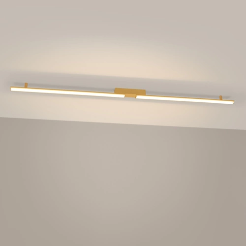 Plafon sufitowy LED LAGOM złoty nowoczesny do salonu i kuchni 3000K Thoro