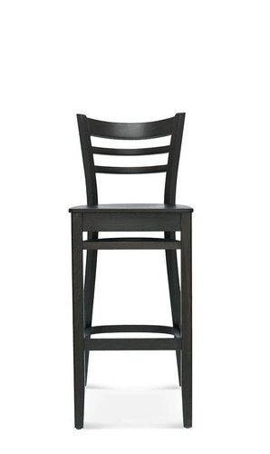 Hoker tapicerowany z oparciem Fameg Bistro.2 personalizowany, drewniany, skandynawski do kuchni