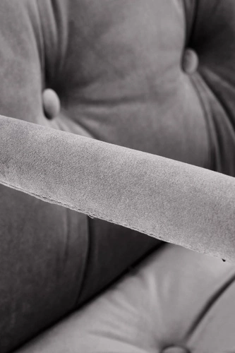 Fotel biurowy ergonomiczny Lincoln szary Intesi nowoczesny obrotowy z podłokietnikami do biura