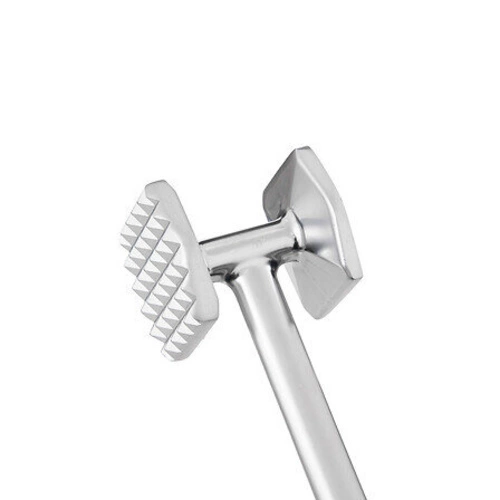 Tłuczek do mięsa ze stali nierdzewnej z gumową rączką