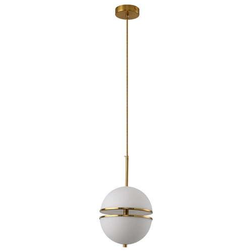 Lampa wisząca kula LED SFERA-1 Step into Design złota 20 cm do salonu i kuchni