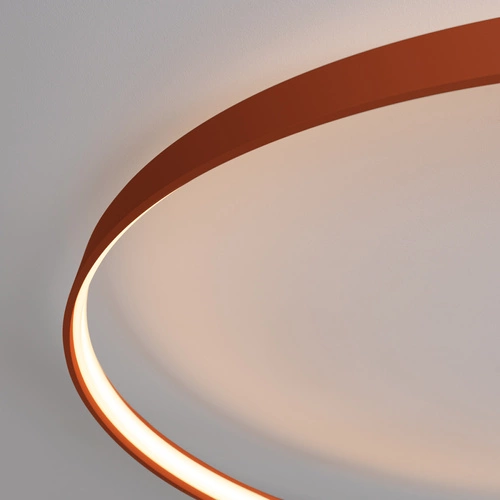 Plafon sufitowy LED RIO 110 czerwony okrągły nowoczesny do salonu i kuchni Thoro