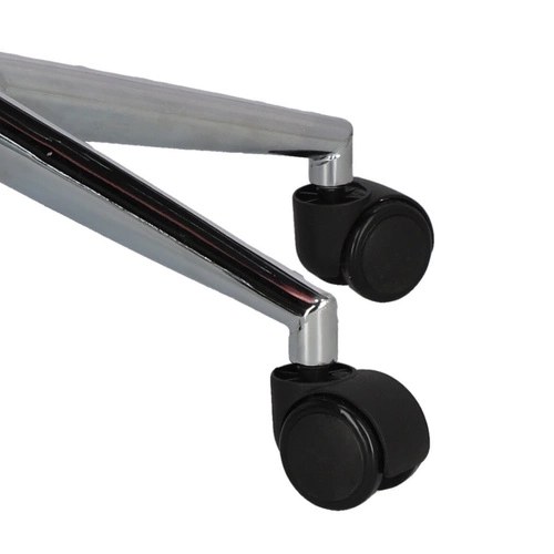 Fotel biurowy ergonomiczny Cosmo Arm różowy velvet z podłokietnikami do nauki i pracy