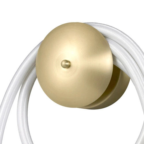 Kinkiet ścienny LED FANTASIA złoty 30 cm nowoczesny do salonu i sypialni glamour