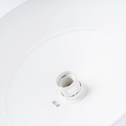 Lampa wisząca FRIKA biała nowoczesna metalowa do salonu, jadalni lub nad stół 34 cm