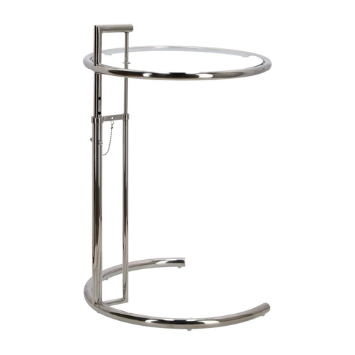Stolik Frame inspirowany Elieen Gray srebrny