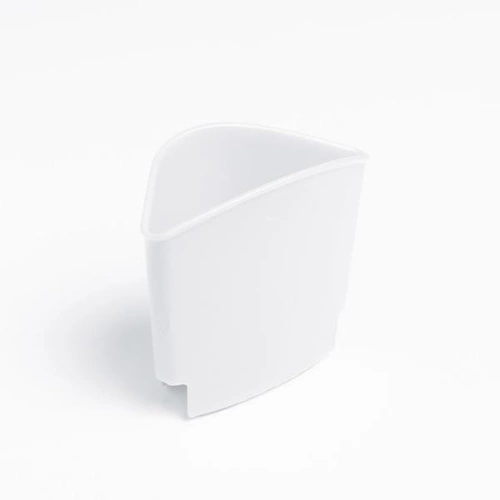 Ociekacz do naczyń na zlew i blat biały metalowy Sinkin Umbra z miejscem na sztućce