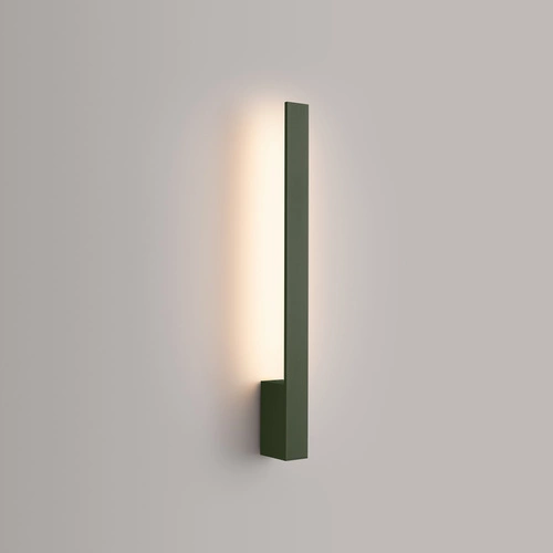 Kinkiet ścienny LED LAHTI 50 zielony oliwkowy nowoczesny do salonu i sypialni Thoro