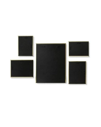 Zestaw wiszących złotych ramek na zdjęcia Matinee Umbra glamour z pojemnikiem na rośliny