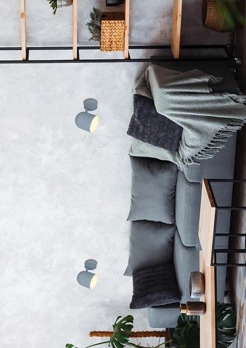 Nowoczesny kinkiet ścienny Azuro szary mat metalowy z ruchomym kloszem do sypialni i salonu