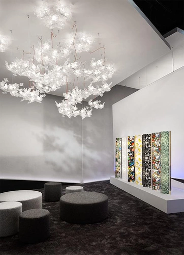 Lampa wisząca Hanami L transparentna 