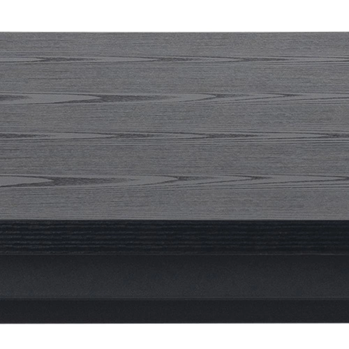 Stół do jadalni Angus czarny 200x90 nowoczesny industrialny prostokątny Actona