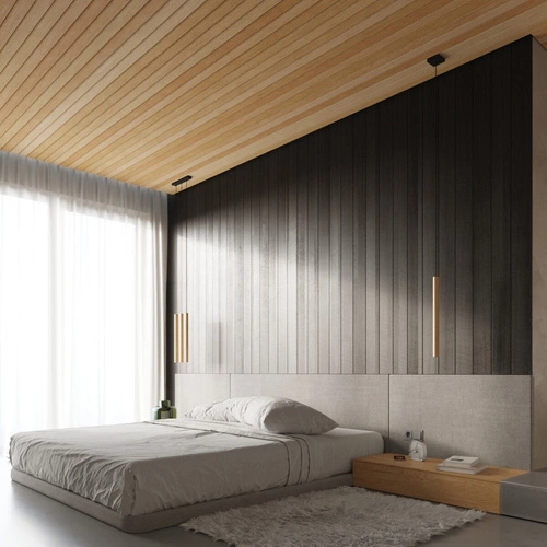 Lampa wisząca Pastelo 5P nowoczesna metalowa do salonu jadalni naturalny kolor