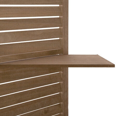 Parawan drewniany pokojowy z półkami Diam Atmosphera naturalny 3-skrzydłowy dekoracyjny