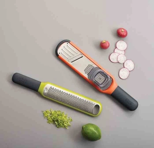 JJ - Tarka (zester) z elementem czyszczącym zielony/grafitowy