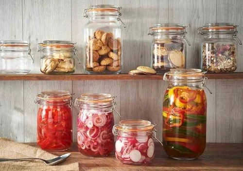 Słoik 1,5 l, Square Clip Top Jar KILNER