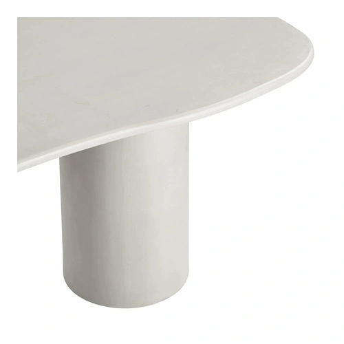 Stół Maranola owalny 96x240 beżowy do jadalni nowoczesny nierozkładany