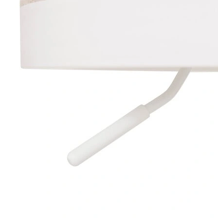 Hoker Ilsa biały do kuchni regulowany obrotowy bez oparcia