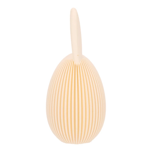 Figurka wielkanocna Jajko z uszami duże Intesi beżowe minimalistyczna dekoracja na stół lub komodę