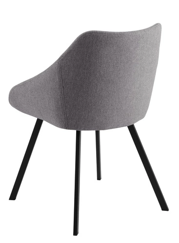 Krzesło Nils szary jasny/czarny OUTLET