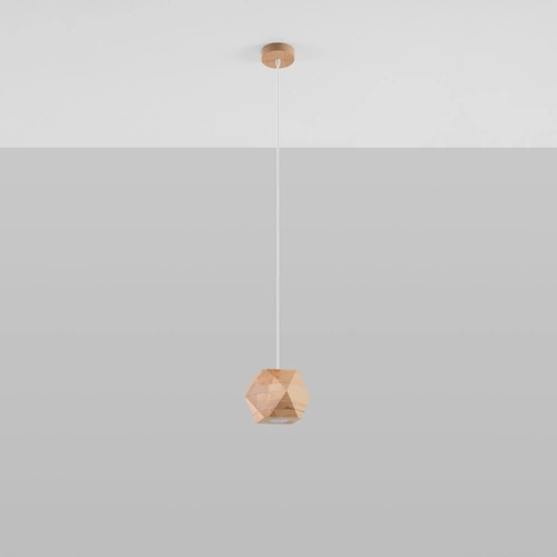 Lampa wisząca WOODY naturalne drewno