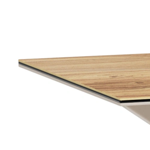 Stół Heaven 135x80 nowoczesny do jadalni ceramika dąb kaszmir