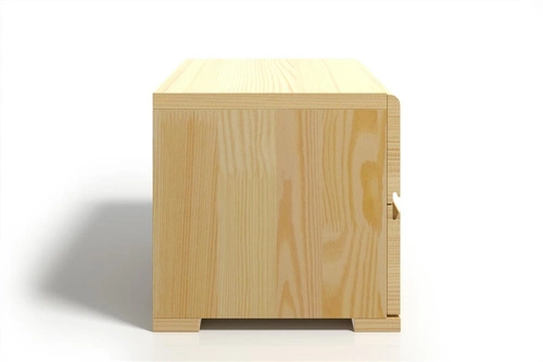 Szafka nocna drewniana z szufladami 40 cm skandynawska naturalna SKANDICA Vestre Maxi