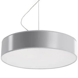 Lampa wisząca Arena 45 szara nowoczesna do salonu i jadalni Sollux Lighting