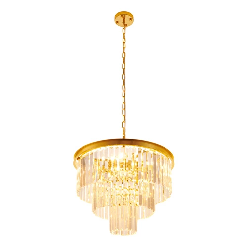 Lampa sufitowa SPLENDORE złota 50 cm glamour do salonu i jadalni Step into Design