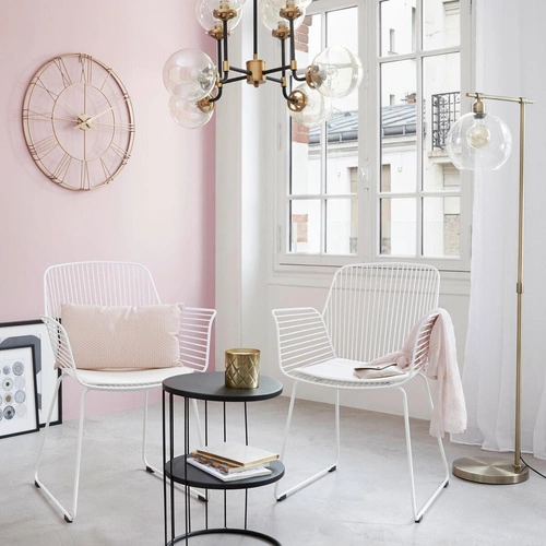 Ramka na zdjęcia 21x30 czarna wisząca nowoczesna Wood Slim Atmosphera MDF szkło