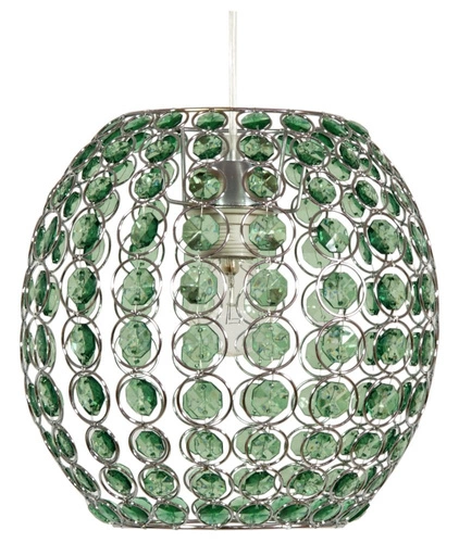 Lampa wisząca Rica 28 1x40W E27 zielony  + linka 85-10523