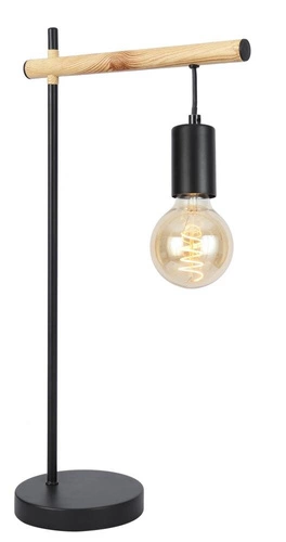 Lampa stołowa Izzy lampa gabinetowa  1x60W E27 czarny