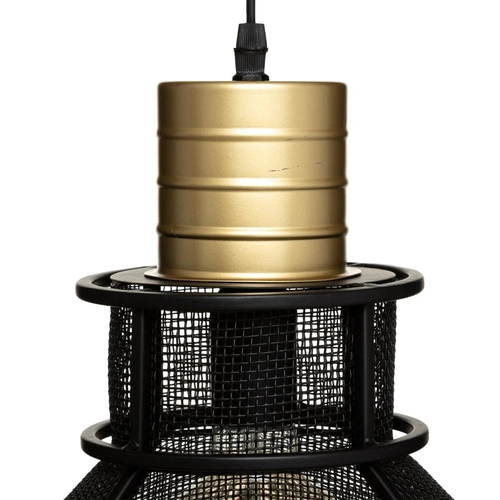 Lampa wisząca Rodo czarna metalowa regulowana do salonu kuchni jadalni Atmosphera