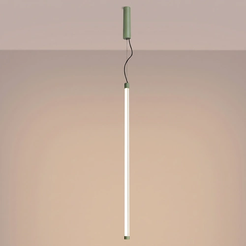 Lampa wisząca TRANG 100 LED szałwiowa regulowana nad wyspę