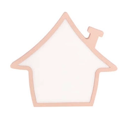 Lampka nocna LED House różowa do pokoju dziecka nowoczesna dekoracyjna CANDELLUX