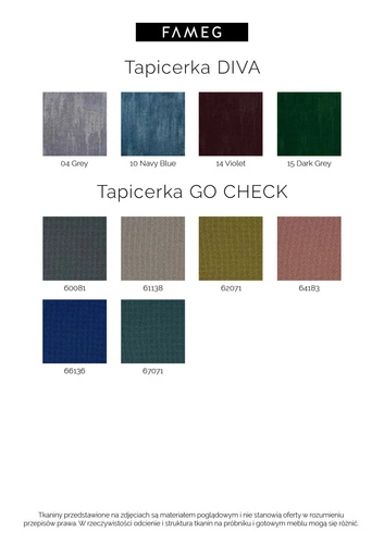 Pufa modułowa Snug FAMEG kwadratowa 80x80 cm wełniana na nóżkach do salonu lub sypialni