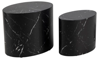 Zestaw stolików Mice black marble OUTLET