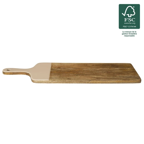 Deska do krojenia Dune Intesi z drewna mango 58 cm nowoczesna do kuchni naturalna