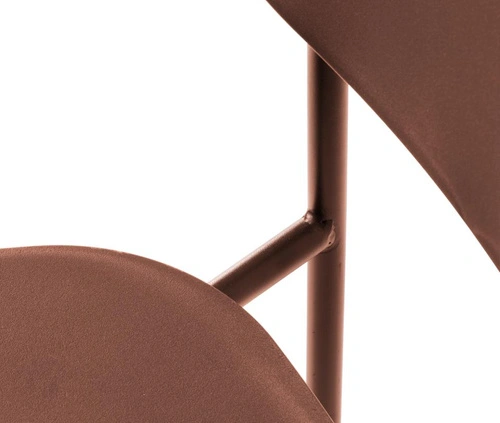 Krzesło Kirkland do jadalni i kuchni nowoczesne terracotta
