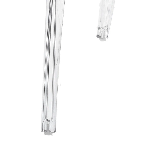 Krzesło Vanity SCAB Design transparentne do jadalni nowoczesne sztaplowane z podłokietnikami