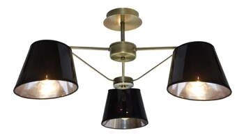 Lampa wisząca Cortez 3x40W E14 patyna