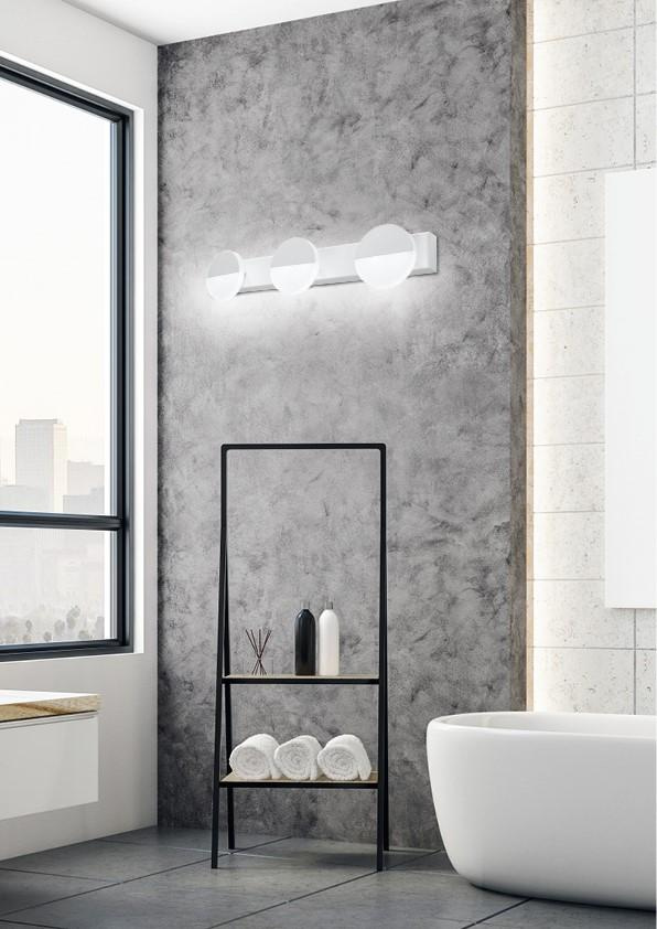 Kinkiet LED Sing biały nowoczesny do łazienki nad lustro 46 cm CANDELLUX LIGHTING