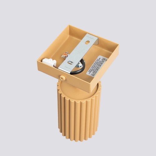 Kinkiet ścienny KARBON złoty nowoczesny z ruchomym kloszem do salonu i sypialni SOLLUX