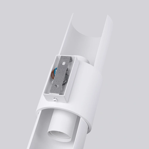 Kinkiet ścienny FLASH 2 biały nowoczesny stalowy regulowany do salonu i sypialni SOLLUX